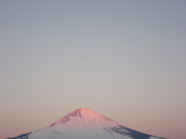 ごごまるの今朝の富士山