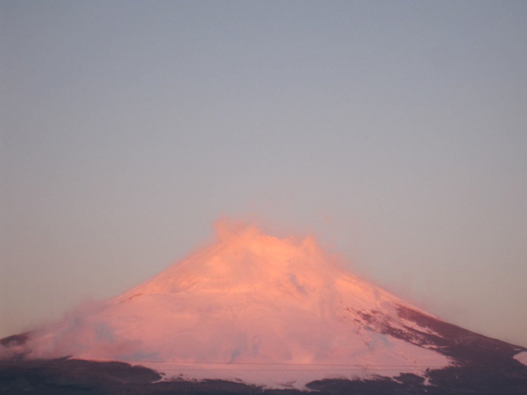 ごごまるの、今朝の富士山