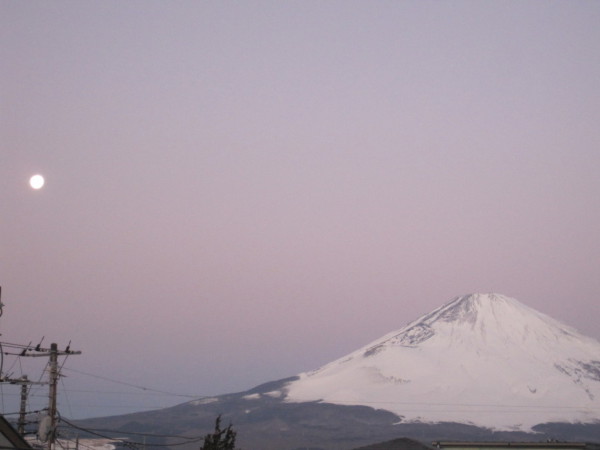 ごごまるの、今朝の富士山