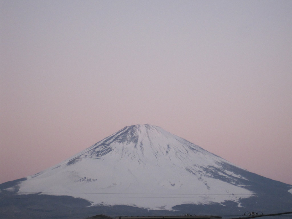 ごごまるの、今朝の富士山