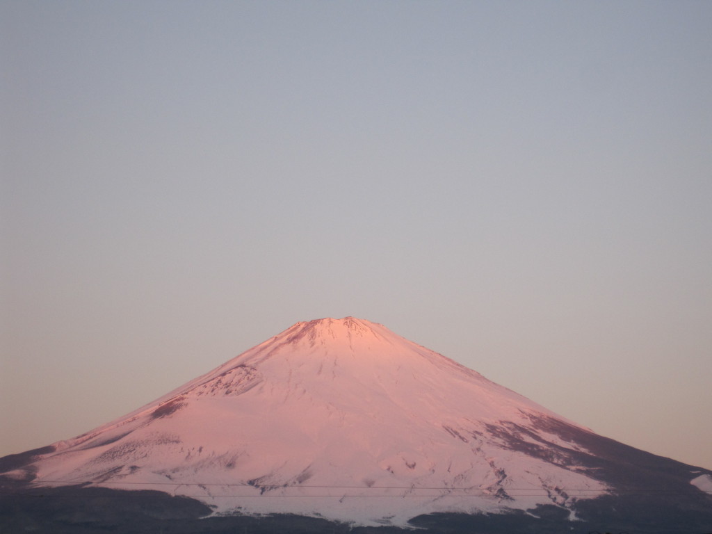 ごごまるの、今朝の富士山