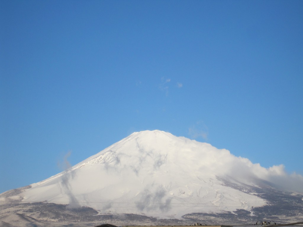 ごごまるの、今朝の富士山