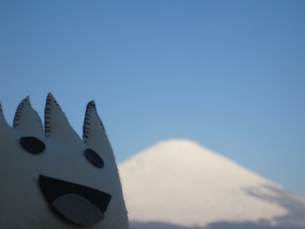 ごごまるの、今朝の富士山