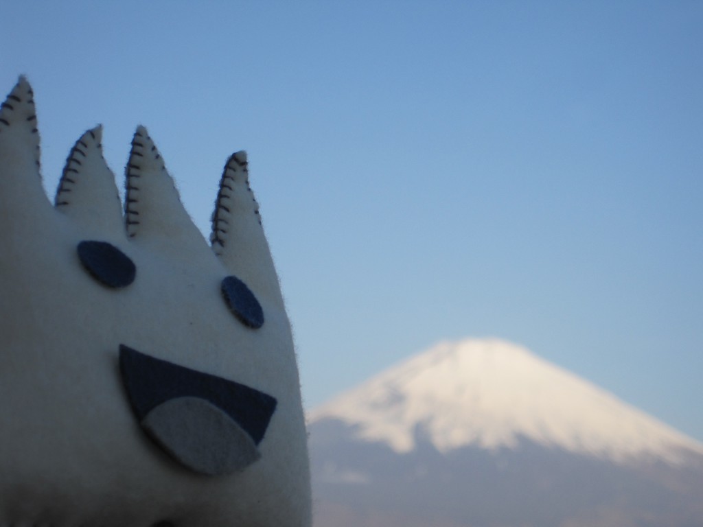 ごごまるの、今朝の富士山