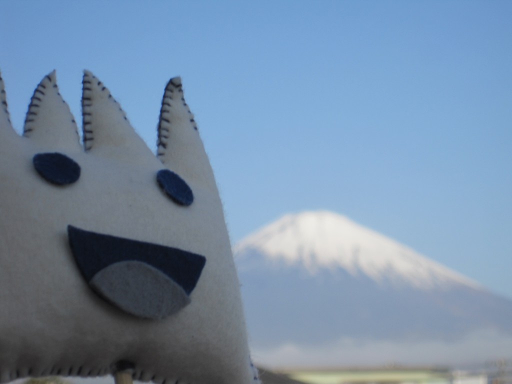 ごごまるの、今朝の富士山