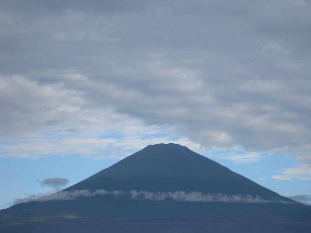 ごごまるの、今朝の富士山