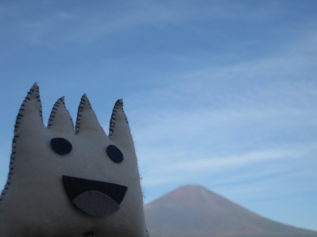 ごごまるの、今朝の富士山