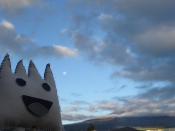 ごごまるの、今朝の富士山