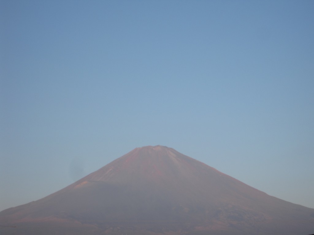 ごごまるの、今朝の富士山