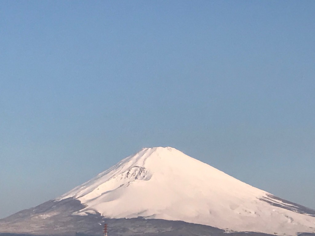 ごごまるの、今朝の富士山