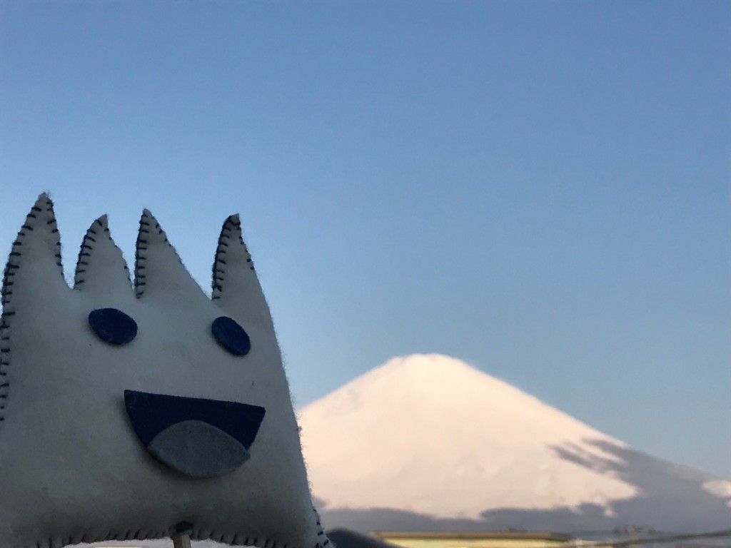 ごごまるの、今朝の富士山