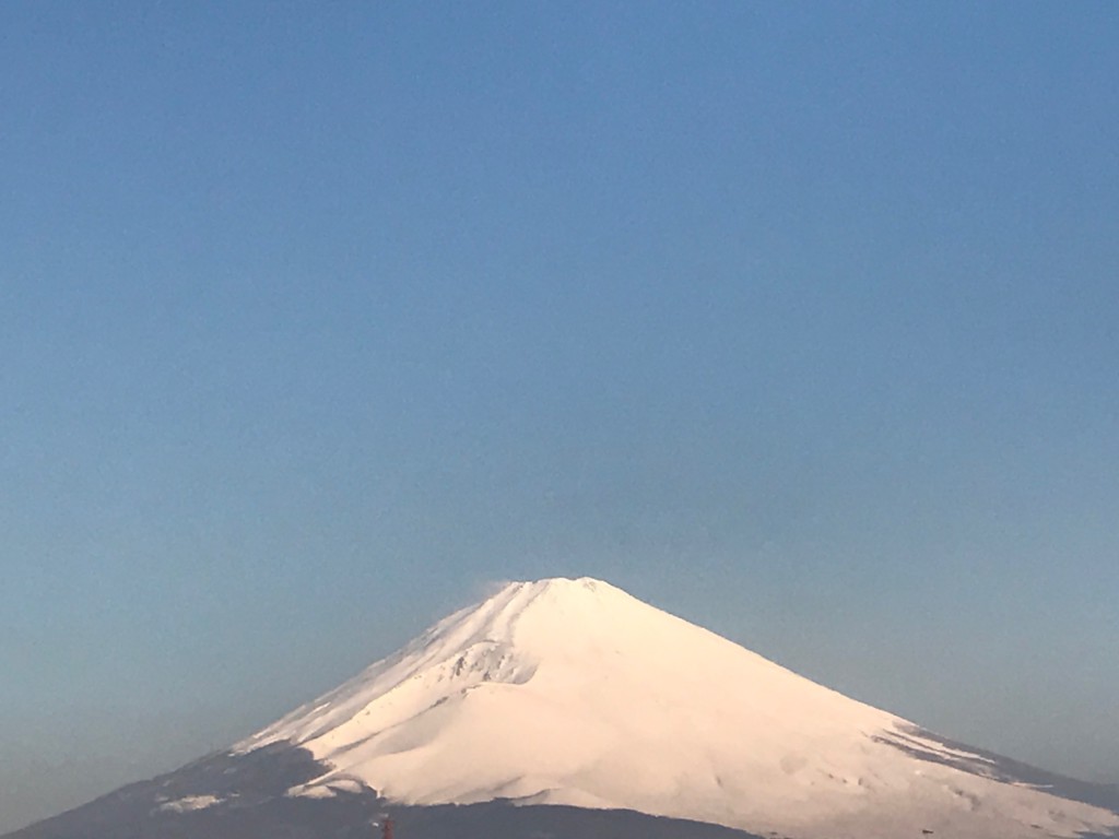 ごごまるの、今朝の富士山