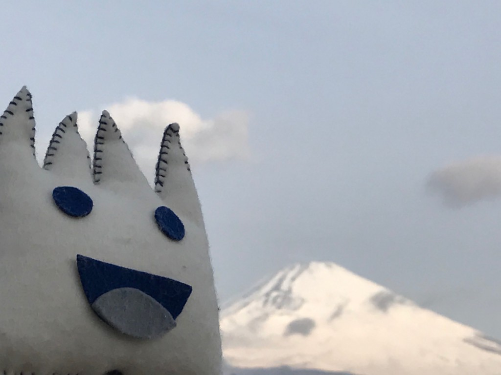 ごごまるの、今朝の富士山