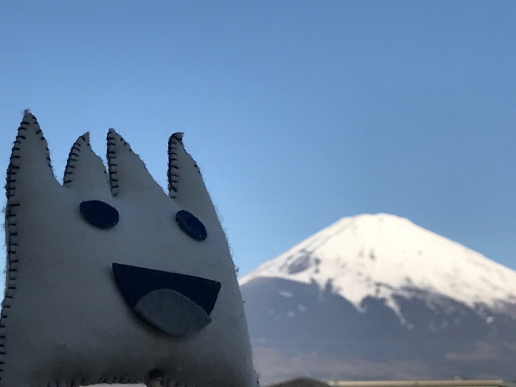 ごごまるの、今朝の富士山