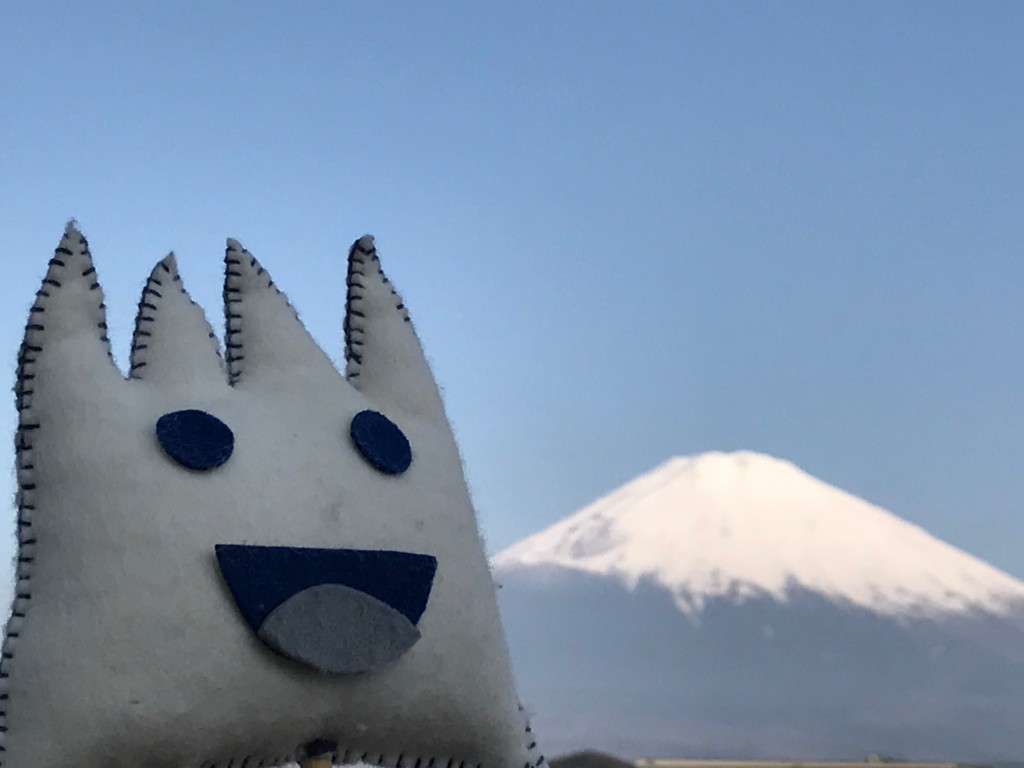 ごごまるの、今朝の富士山