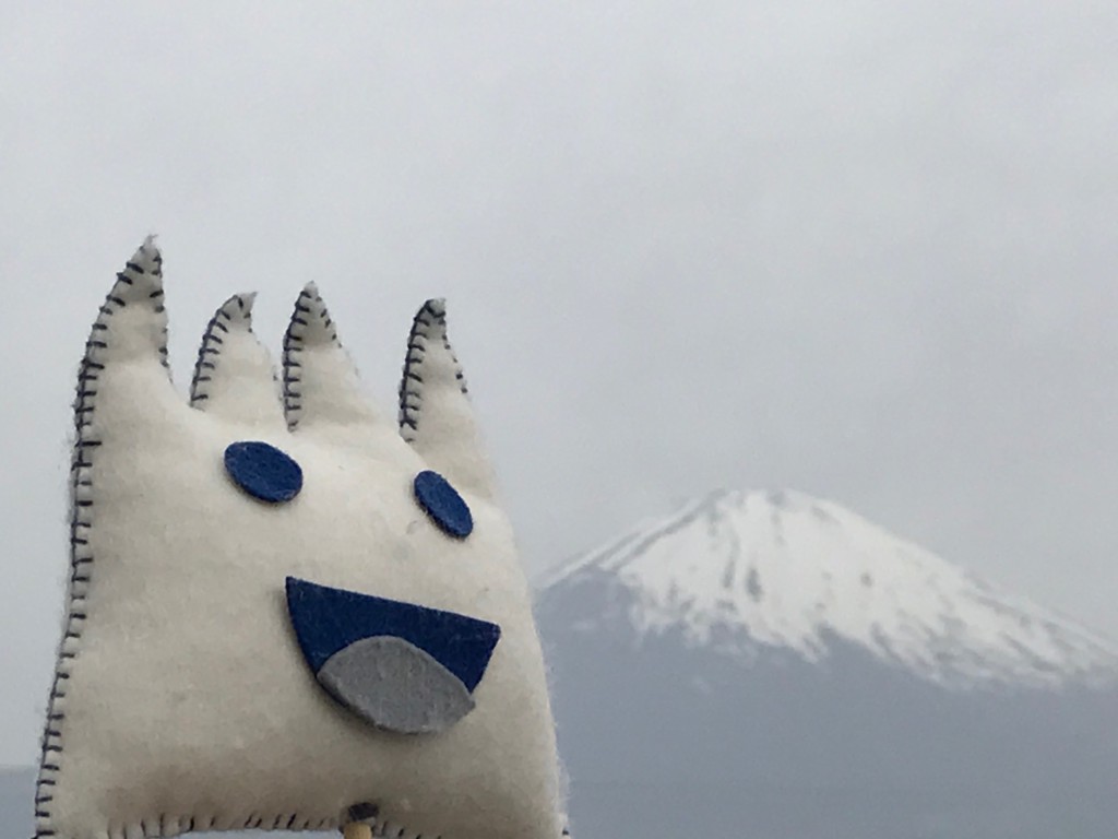 ごごまるの、今朝の富士山