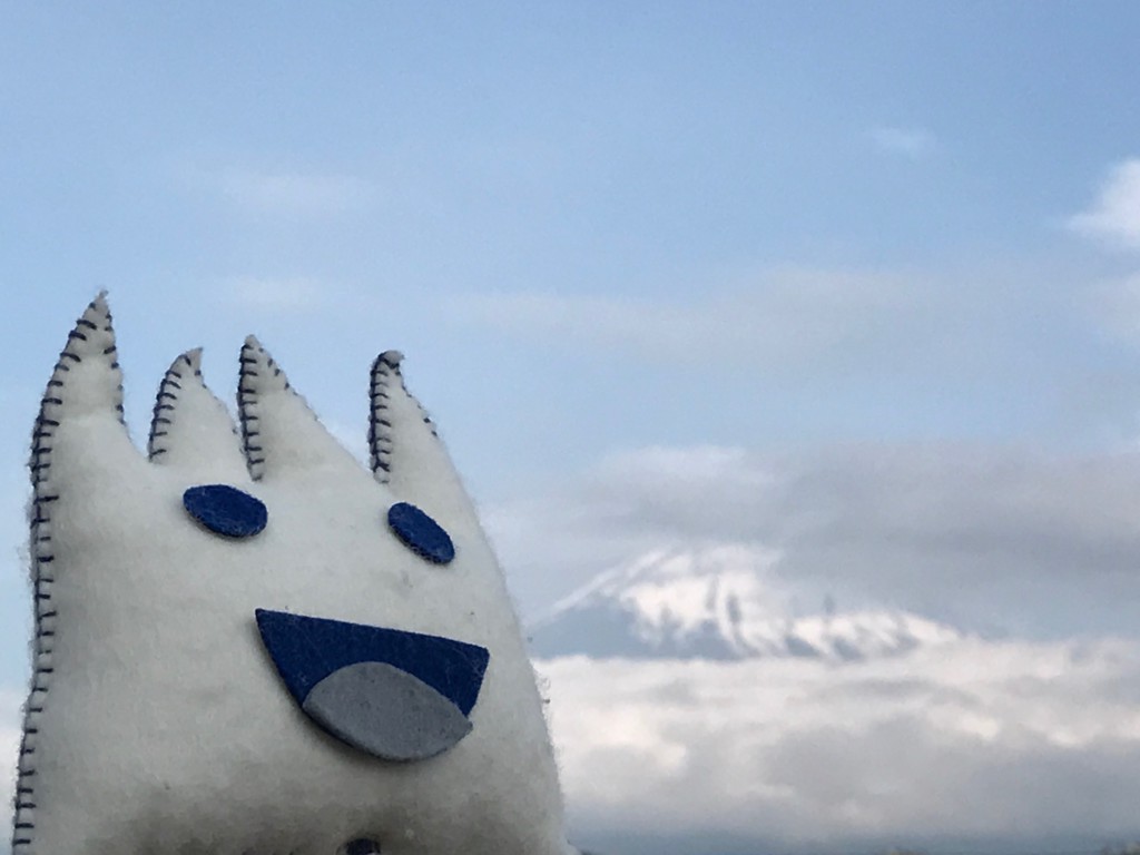 ごごまるの、今朝の富士山