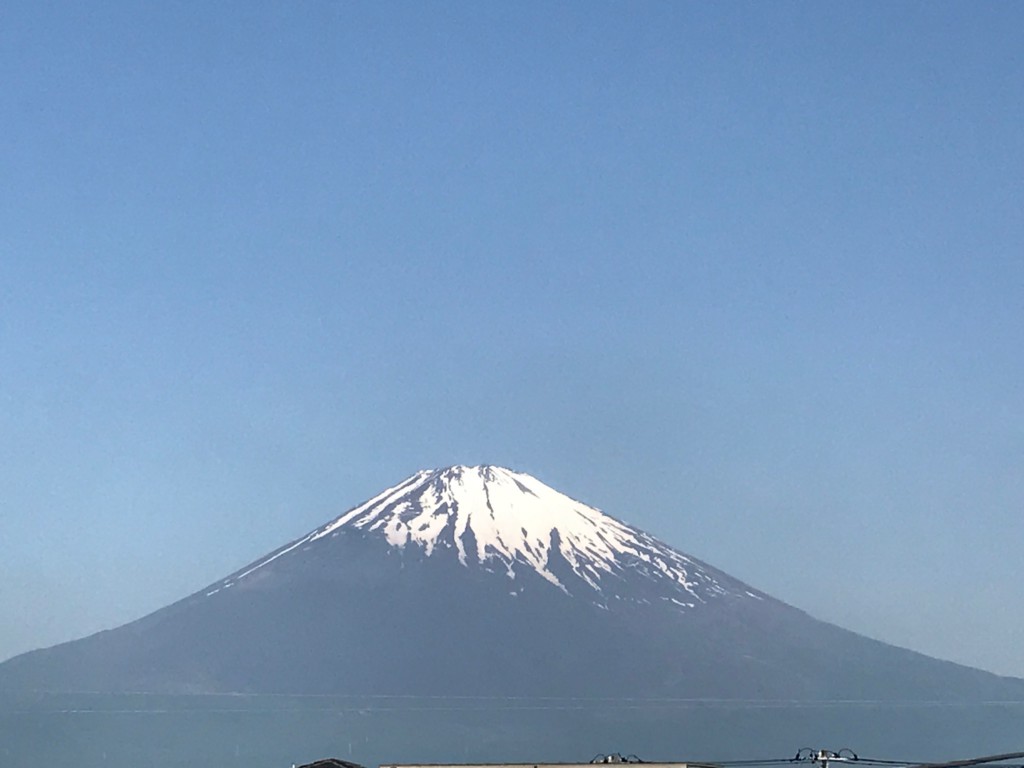 ごごまるの、今朝の富士山