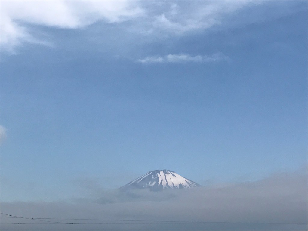 ごごまるの、今朝の富士山