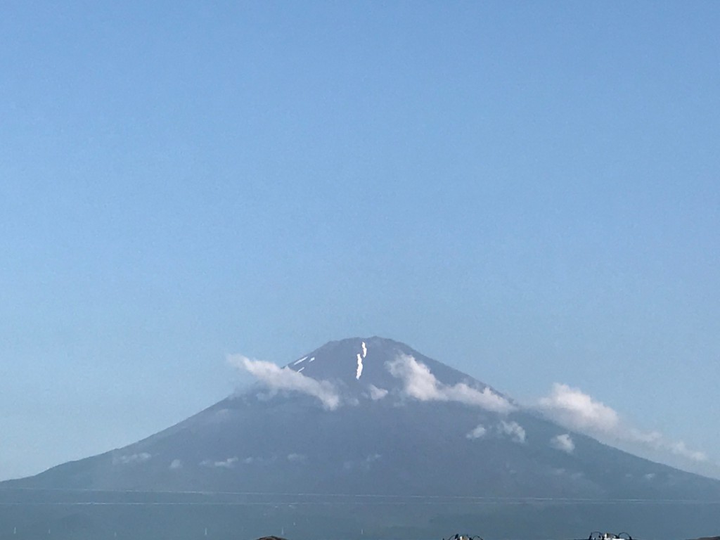 ごごまるの、今朝の富士山