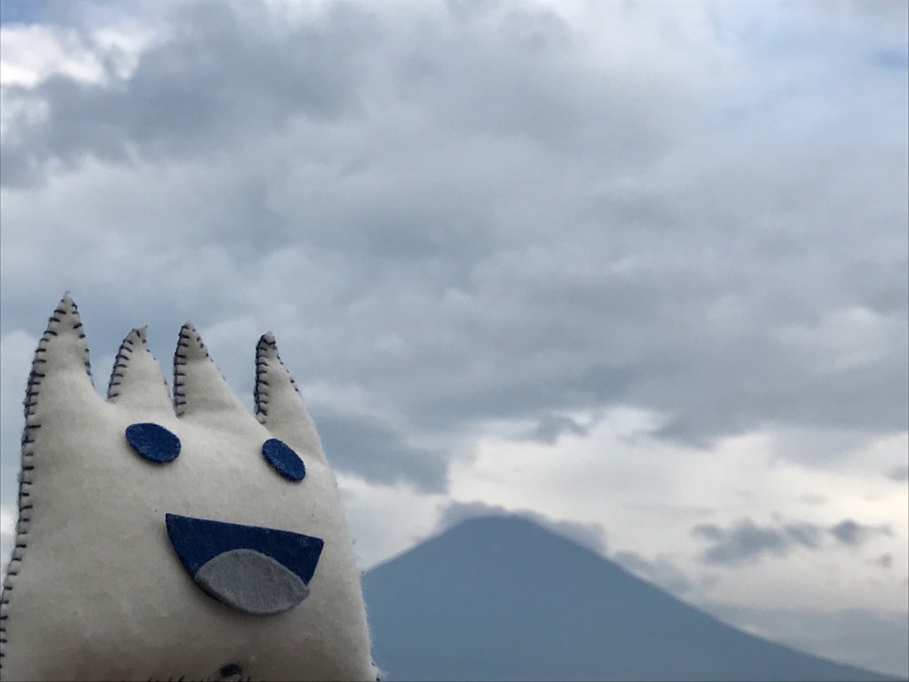 ごごまるの、今朝の富士山