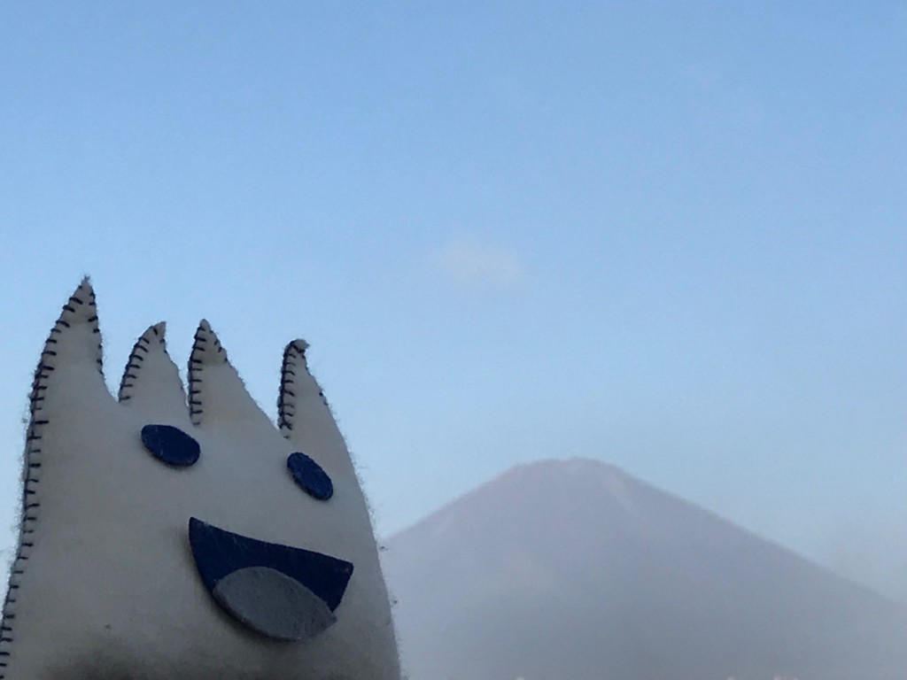 ごごまるの、今朝の富士山