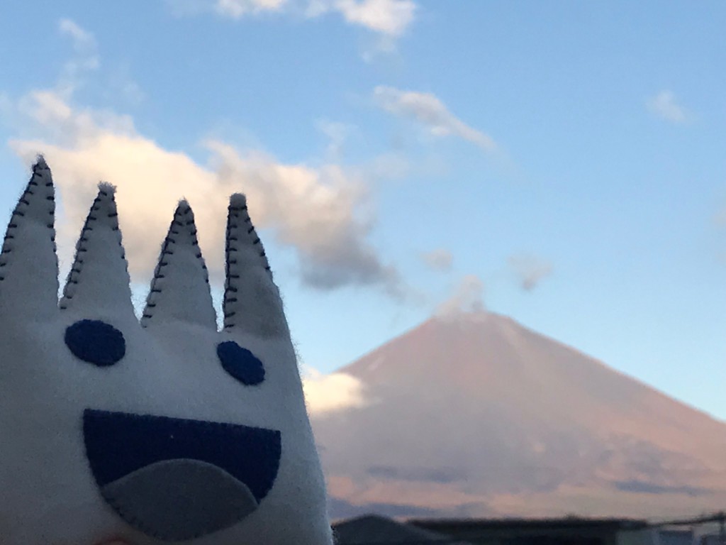 ごごまるの、今朝の富士山♪