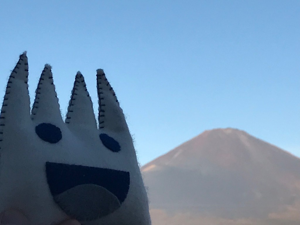 ごごまるの、今朝の富士山♪