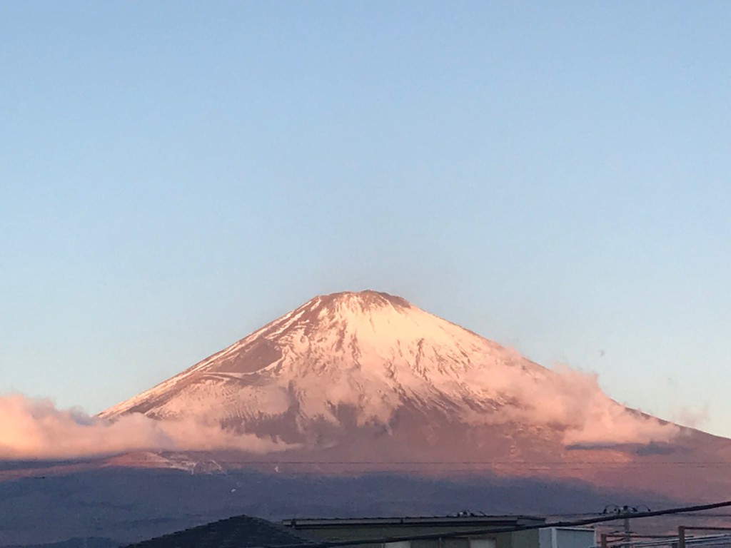 ごごまるの、今朝の富士山♪