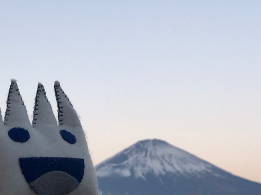 ごごまるの、今朝の富士山☺