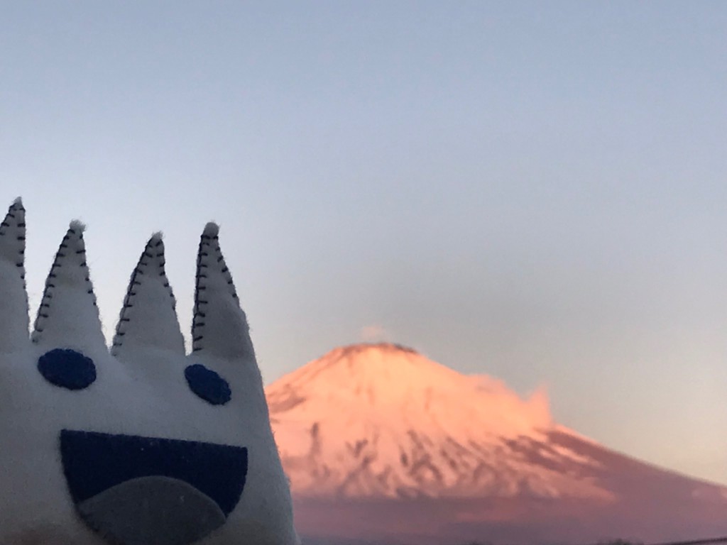 ごごまるの、今朝の富士山!!